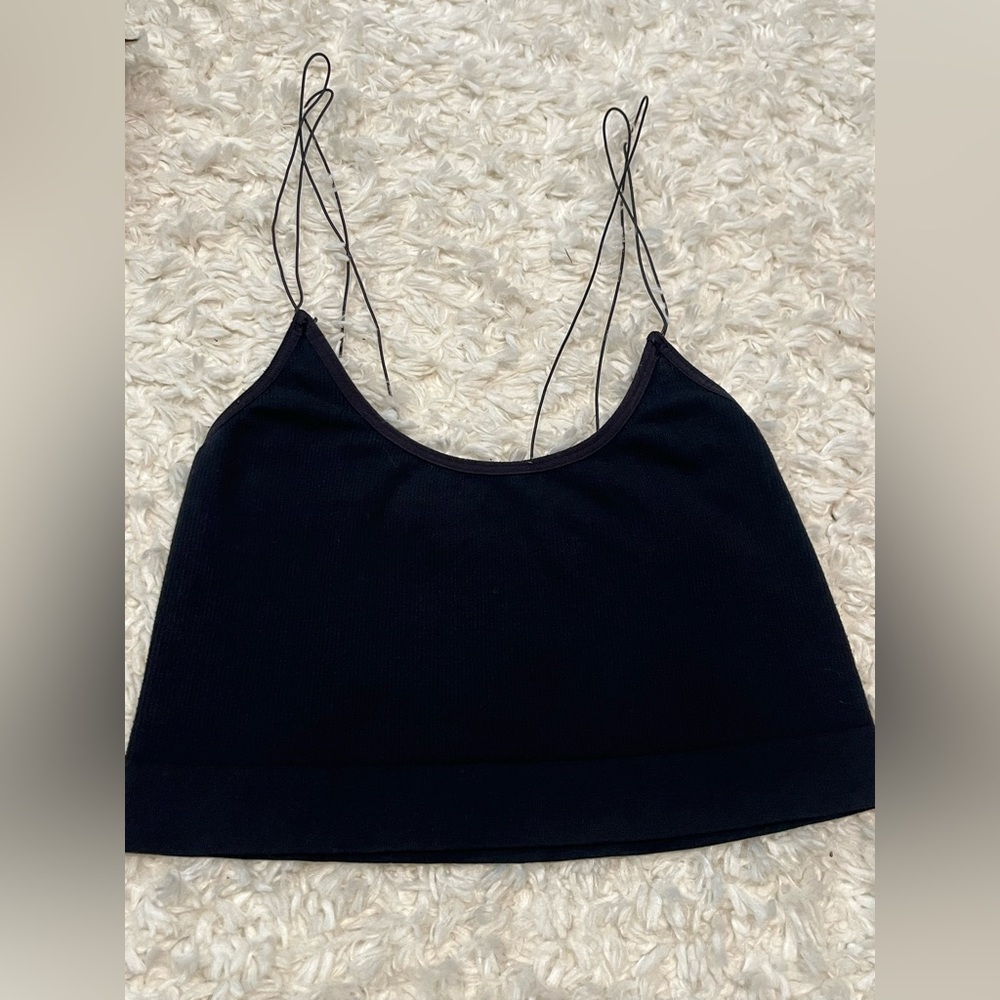 Black String Out From Under Bralette Top - image 1